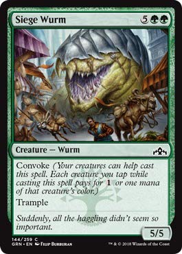 Amazon.com: Magic The Gathering - Siege Wurm