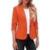 LookbookStore Blazers for Women Suit Jackets Dressy 3/4 Sleeve Blazer Business Casual Outfits for Work
