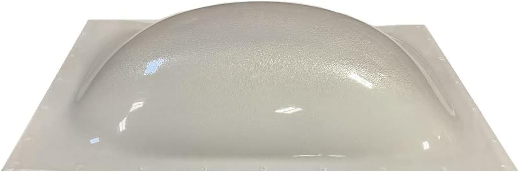 SCT RV Skylight Outer Dome, Ice Crackle Clear - 14" x 22", Flange 17" x 25"