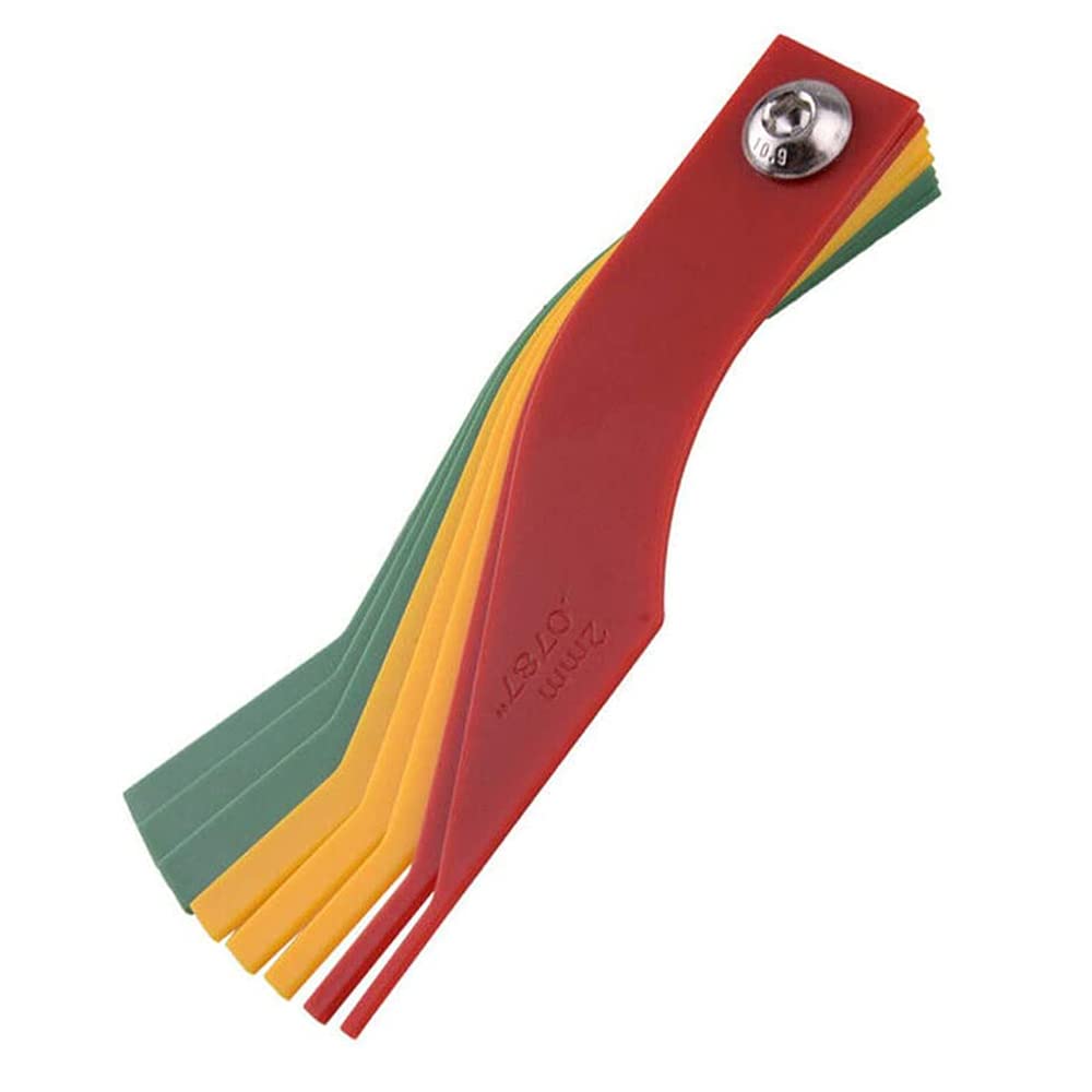 Calibro per pastiglie dei freni, misuratore di spessore 8 in 1 Strumento righello per il rivestimento del tastatore per pastiglie dei freni per autoveicoli