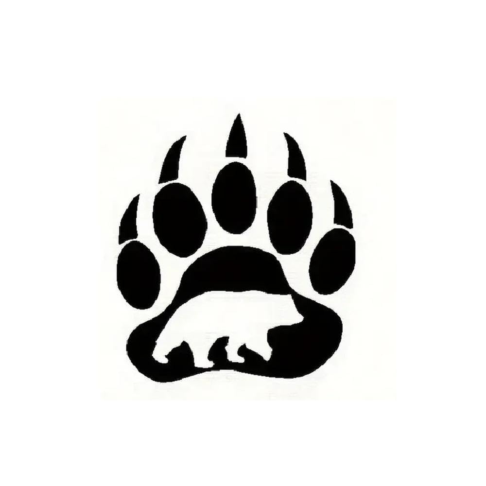 Animal Bear Paws Animal Footprints Cool Stickers PVC