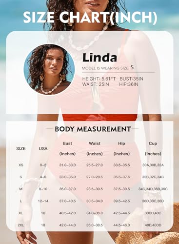 Image of Herseas 2 Piece Bikini Set U-Wire Cutout Popular Swimsuit High Waisted Textured 2026 Summer Beach Swim Bathing Suits