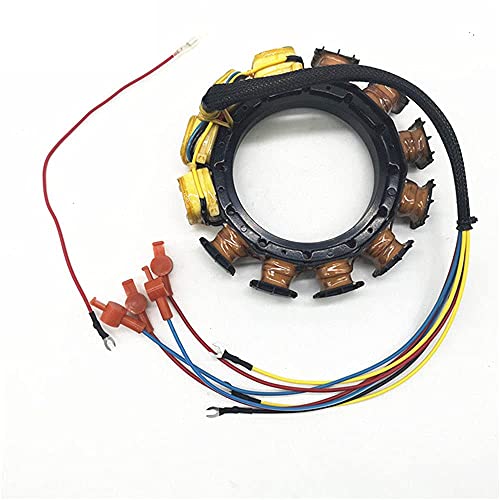 Motoceo Stator For Mercury Outboard 16Amp 135 140 150 175 200 220 225Hp 1981-1993 2Stroke 6Cyl 174-5456-16 398-5454A11 398-5454A15 398-5454A16 398-5454A30 398-5454A31 398-5454A32 398-5454A34 Inline #TOP3