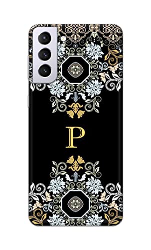 Image of Printed Hard Back Cover Case for Samsung Galaxy S21 Plus 5G | S21+ 5G Back Cover (Alphabet P) -1803
