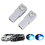 GIMUYA アルファード ヴェルファイア 20系 30系 前期 後期 対応 フットランプ led インナーランプ トヨタ 車種専用 LEDルームランプ インテリア カスタムパーツ 2pcsセット ブルー