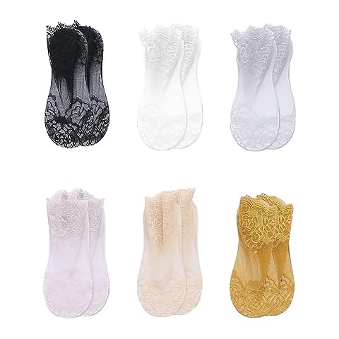 TAFACE Chaussettes Femme Dentelle Cover