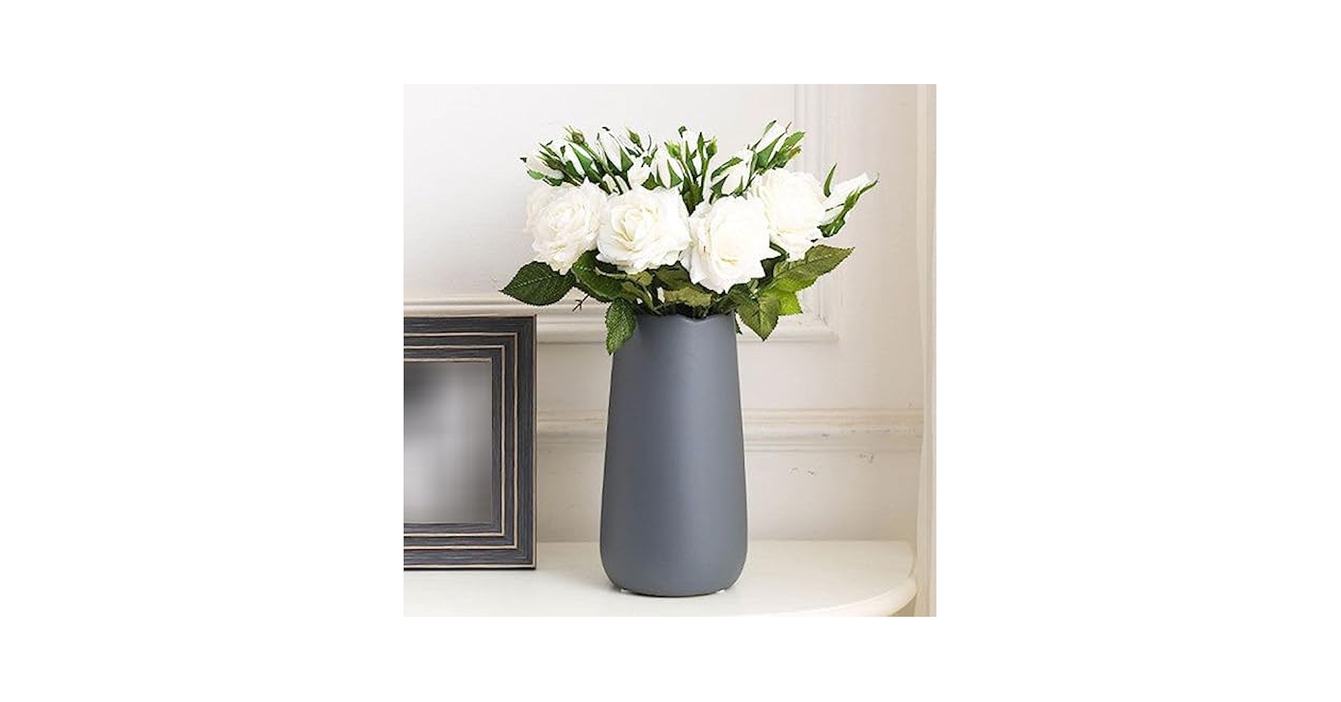 Amazon.co.jp: YJFFQ 花瓶 陶器 8*20cm 大きい 一輪挿し 高さ