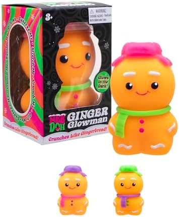 Schylling NeeDoh Squishmas Ginger Glowman - Christmas Squeeze Toy...