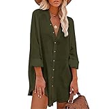 Lockere Chiffon Bluse Damen Oversize Oberteile Freizeit Beiläufige Tunika Halb Transparente Bluse Sexy Oberteile Große Größen Long Shirts Damen Herbst Lässige Übergröße Tunika 54 52