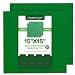 Play Platoon 15 x 15 Inch Baseplate for Building Bricks - Green 2 Pack of Baseplates Compatible with All Major Brands