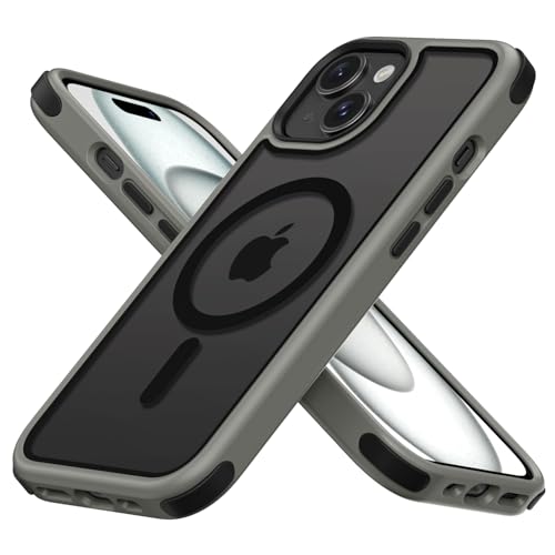 MobNano iPhone 15 MagSafe Hülle Titan Natur