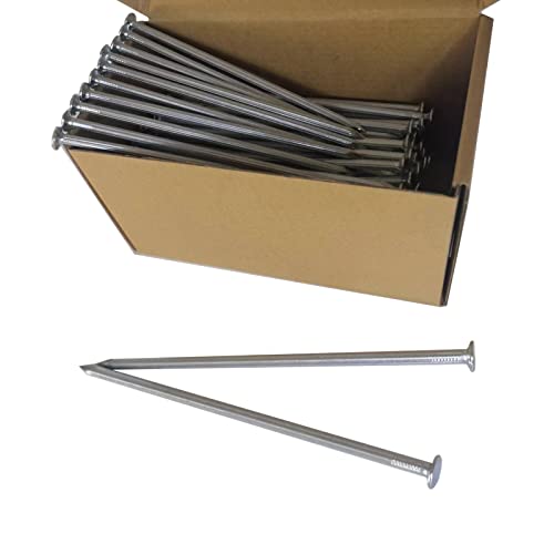 Metal Stakes,35Pcs 6 Inch Galvanized Landscape Spikes,Garden Nails for Turf,House Construction,Carpentry NailTent and More - Image 4