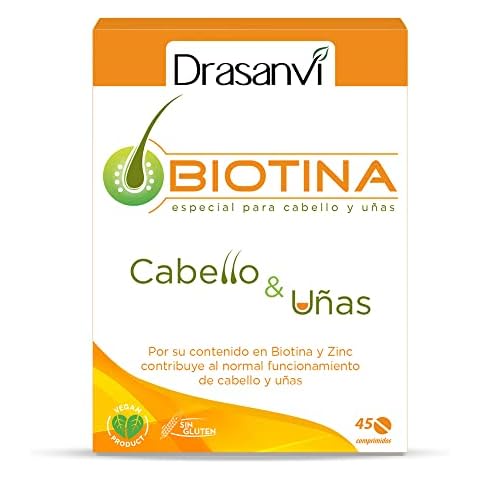 DRASANVI Biotina con Hierro y Zinc para Cabello y Uñas Cover