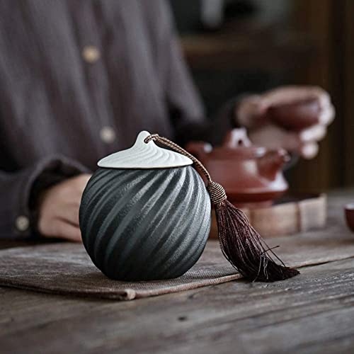 Urne funéraire haut de gamme en céramique artisanale pour souvenir mémorial