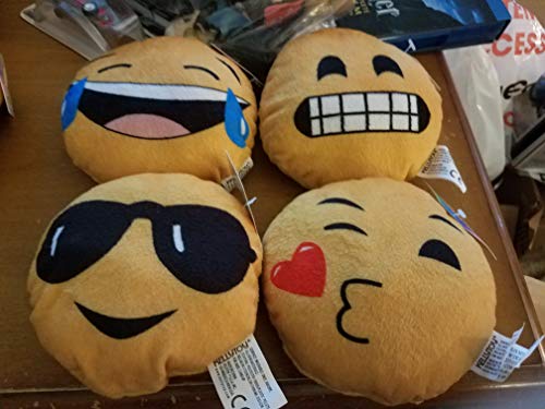 KELLYTOY Beanpals lot of 4 smiley face emotion beanpals