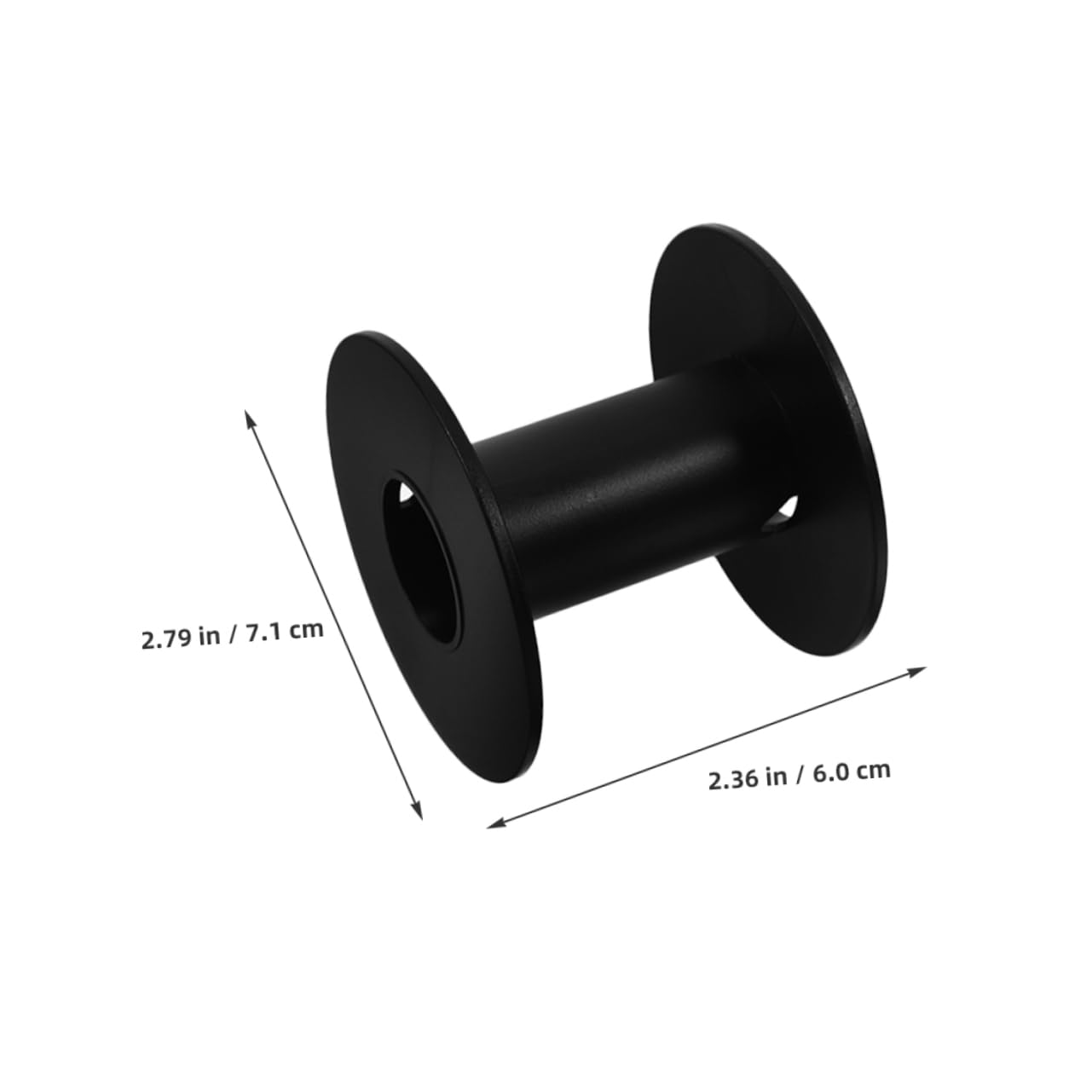 Veemoon 6PCS Plastic Wire Spools for Organized Cable Storage Multifunctional Bobbin for Thread Fishing Line and Rope and Reliable Empty Spools for Home and Office Use