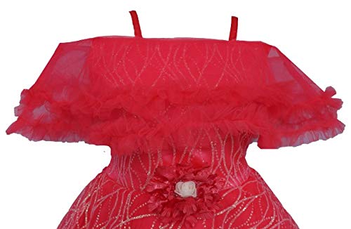 Image of My Lil Princess Frills Poncho Net Fabric 1 to 6 Years