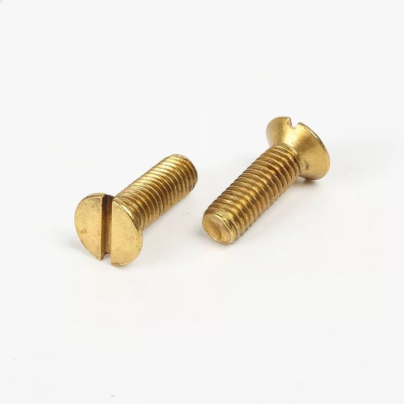 Tornillo de máquina de acero inoxidable Tornillos de latón con cabeza plana avellanada ranurada M4-M12(M8 x 1.25 x 30mm)