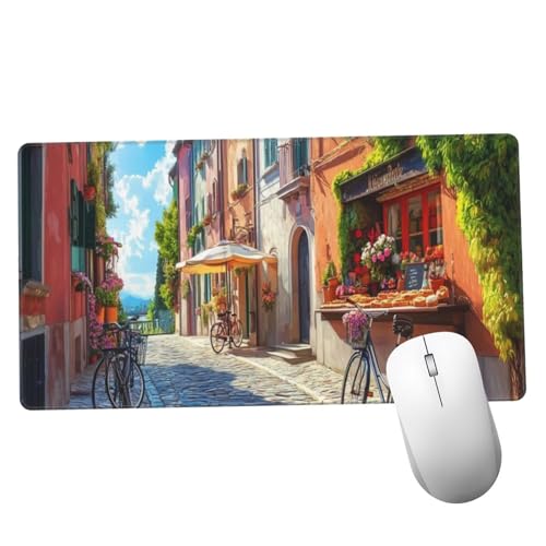 Amarillo Alfombrilla Ratón 1400x600x3mm Alfombrilla Raton XXL con Base de Goma Antideslizante,Lavable,Accesorios Gaming Arquitectura,Ordenador Gamer Regalos,Mouse Pad Gaming Mejora La Velocida Y1050