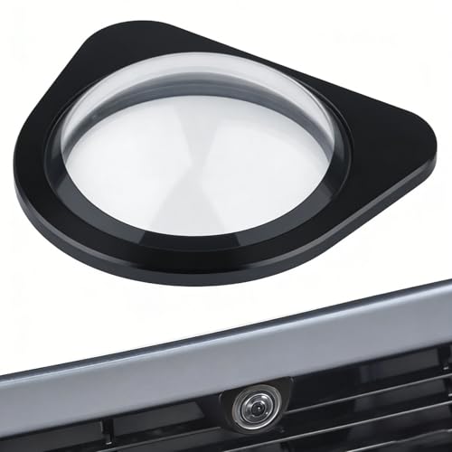 Protége-Caméra Avant en Verre Trempé pour Tesla Model 3, Model Y, Model YL 2025-2026 Résistant aux Rayures et aux Chocs, Protection Complète (Noir)