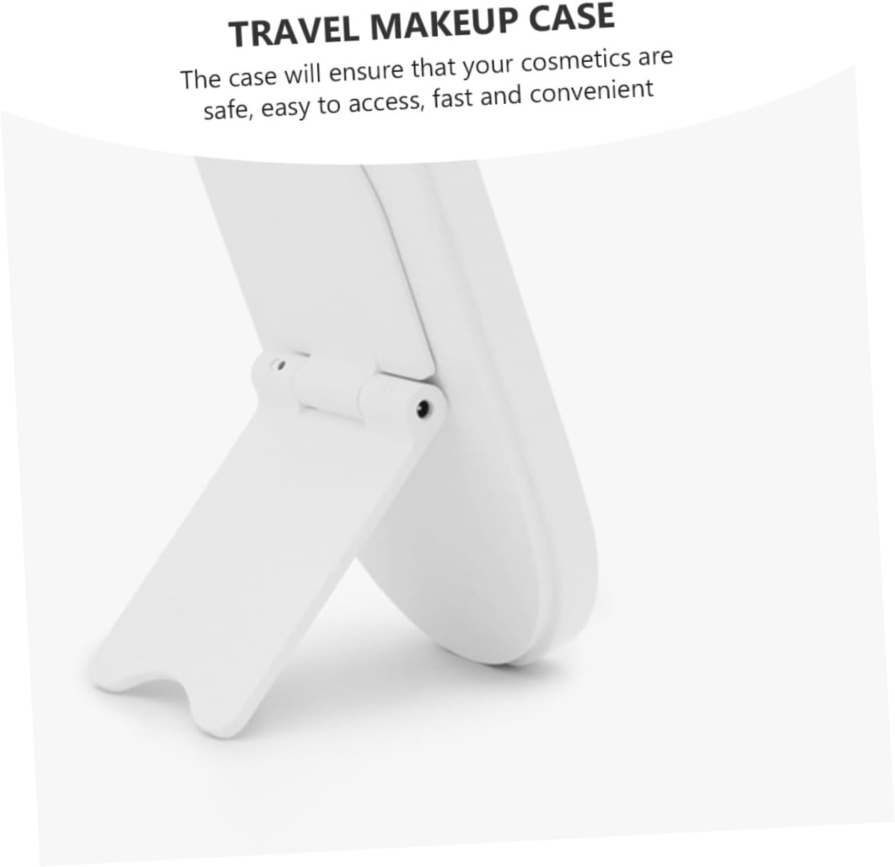 VICASKY Travel Makeup Case Built-in Led Light Compact Organizer for Outdoor Home Use Portable Beauty Storage Box