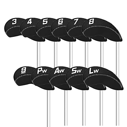 image for Craftsman Golf 11pcs/Set Neoprene Iron Headcover Set with Large No. fo