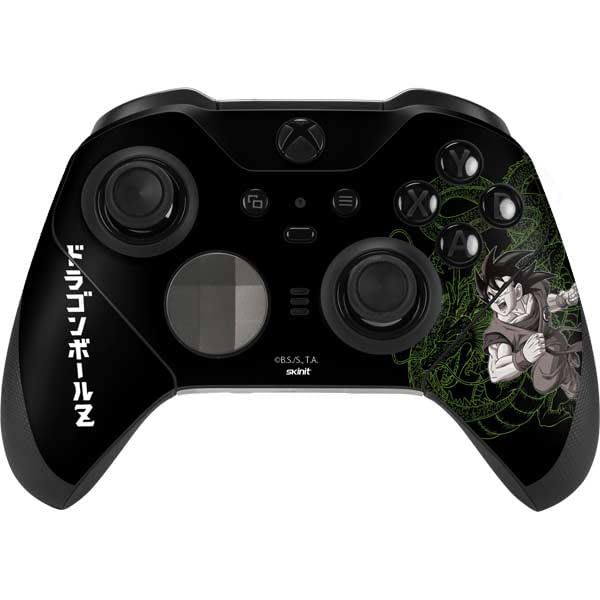 Skinit Decal Gaming Skin Compatible with Xbox Elite Wireless Controller Series 2 - Officially Licensed Dragon Ball Z One Wish Shenron Design