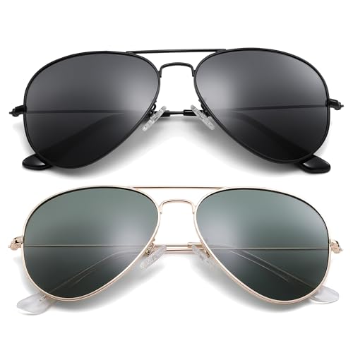 Image of Pro Acme Aviator Sunglasses for Men Women Classic Polarized UV400 Protection