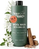Woolly Mammoth Wool Wash, Emu Oil Delicate Laundry Detergent, 16.9oz, 1-pc