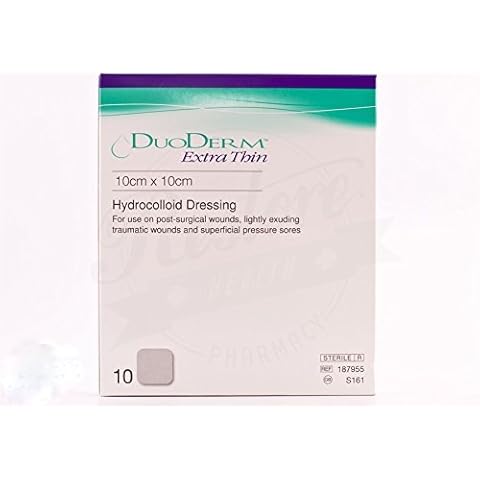 DuoDerm Extra Thin Hydrocolloid Dressing 10cm x 10cm Cover
