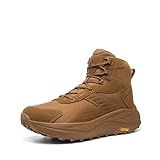 NORTIV 8 Men's Wide Toe Box Hiking Boots Low Drop Waterproof Outdoor Trekking Camping Shoes Katahdin,Size 11,Coyote,SNHB25001M