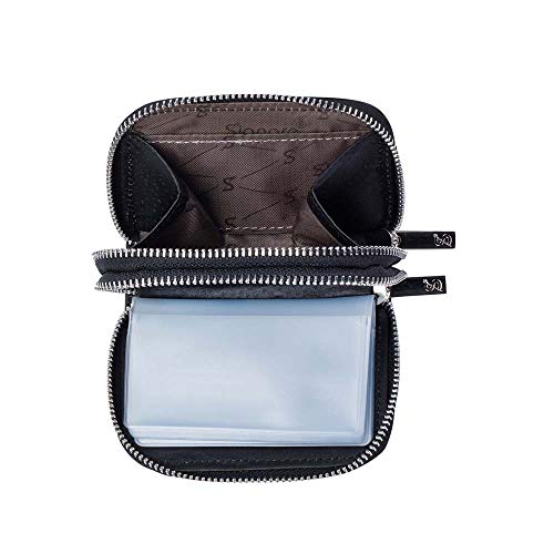 Signare Tapestry Double Zip RFID-Blocking Credit Card Holder Wallet for Women with Fashion PatternDesign (Golden Fern) - Image 6