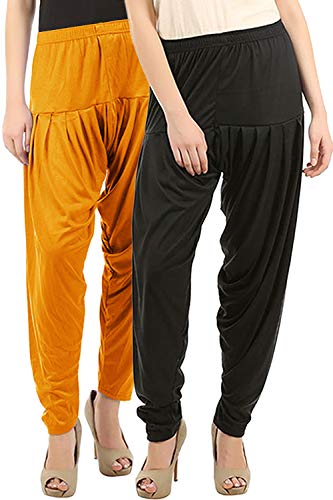 Image of Buy That Trendz Womens Patiala Pants Cotton Viscose Patiyala Salwar Harem Bottoms Pants