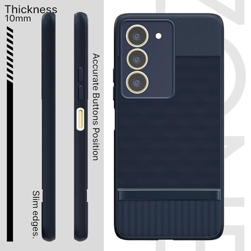 Image of Shockproof Case for Realme P3x 5G / 14x 5G / Narzo 80x 5G / 80 Lite 5G | Full Camera Protection | TPU Flexible Back Cover for Realme P3x 5G / 14x 5G / Narzo 80x 5G / 80 Lite 5G (Steel Blue)