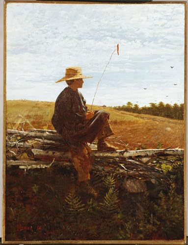 Tableau impressions d'art mural grand format 60x90cm avec toile vintage de Winslow Homer