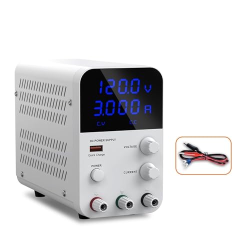 Source de commutation 120V 3A alimentation CC variable stabilisée avec régulateur de tension LED