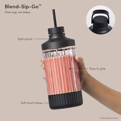 Beast Mega 1200 Plus | Premium Countertop Blender | Smoothies, Shakes, Sauces, Dips, Soups | Blends Ice and Frozen Fruit | XL Vessel | With Extra Vessels, Straw System | 1200W | (Sage, 120V) image 4