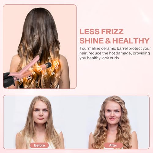 DAN-Technology-Curling-Wand-Curling-Tongs-Dual-Voltage-Hair-Curling-Wand-Ceramic-for-Wave-Curls-Hair-Styling-Tool-with-Adjustable-Temperature-Hair-Curler-with-Glove-Rose-Gold-19mm34-inch