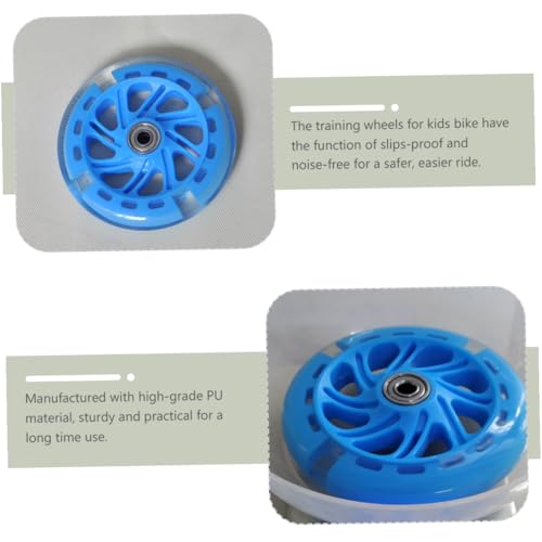 2 Piezas Ruedas Auxiliares de Equilibrio para Bicicleta con Rodamiento PU Luminiscentes para Entrenamiento para Niños y Operación Silenciosa Accesorios para Bicicleta miniatura 7