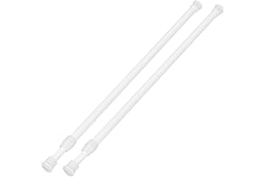 Spring Tension Rods 12-24 Inch: Your No-Drill Tension Rod Solution