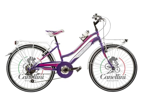 BICICLETTE CANELLINI Bicicleta MTB 24 Lincy 6V