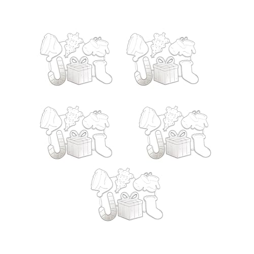 Matrices de découpe scrapbooking en acier pour reliefs précis de Noël