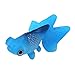 Pssopp Aquarium Fake Fish Decoration, Artificial Blue Goldfish Betta Fish Decoration Silicone Swimming Gold Fish Small Lifelike Fake Fish Funny Fish Ornaments
