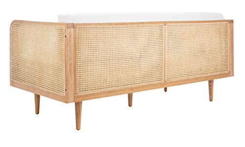 Safavieh Couture Helena French Mid-Century Natural And Beige Rattan Daybed #TOP3