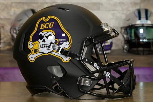 East Carolina Pirates Speed Display Helmet - Matte Black