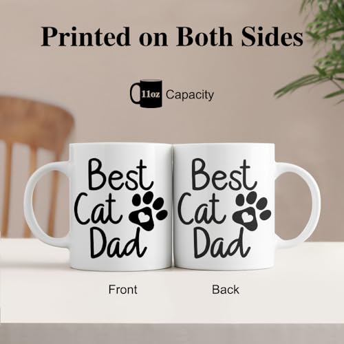 Taza de cerámica blanca para café 11 oz miniatura 3