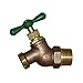 Legend Valve 107-267 No Kink Heavy Pattern Brass Hose Bibb, 3.4"x3.6"x1.1"