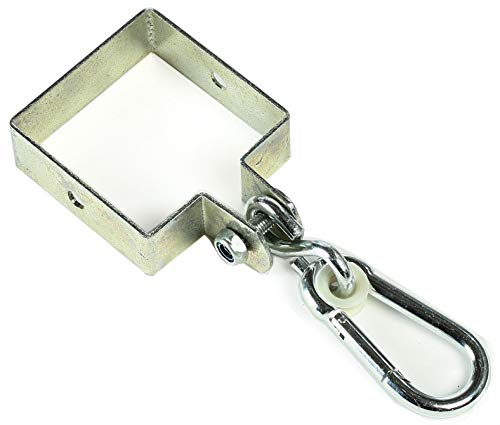 Crochet Fixation de balançoire Poteau carré 9x9 cm Cover