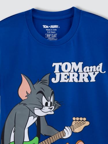 Image of Nap Chief Kids Printed Cotton T-Shirts - Official Cartoon Character Casual Wear T-Shirts for Boys & Girls