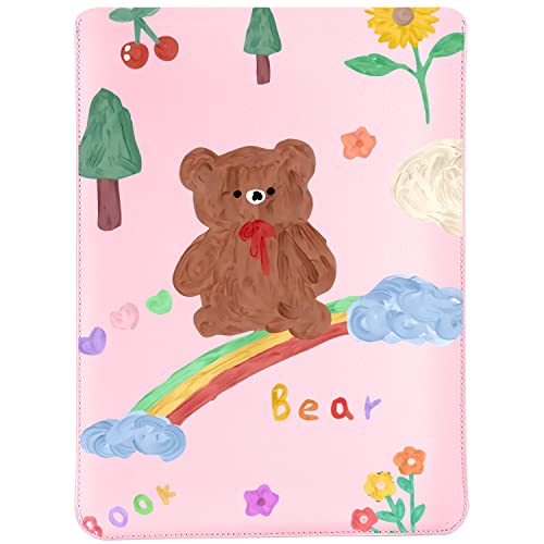 MAYCARI 15.6 Inch 16 Inch Cute Bear Painting Laptop Sleeve Case Bag Compatible with MacBook Pro 16"(2019,2021)
